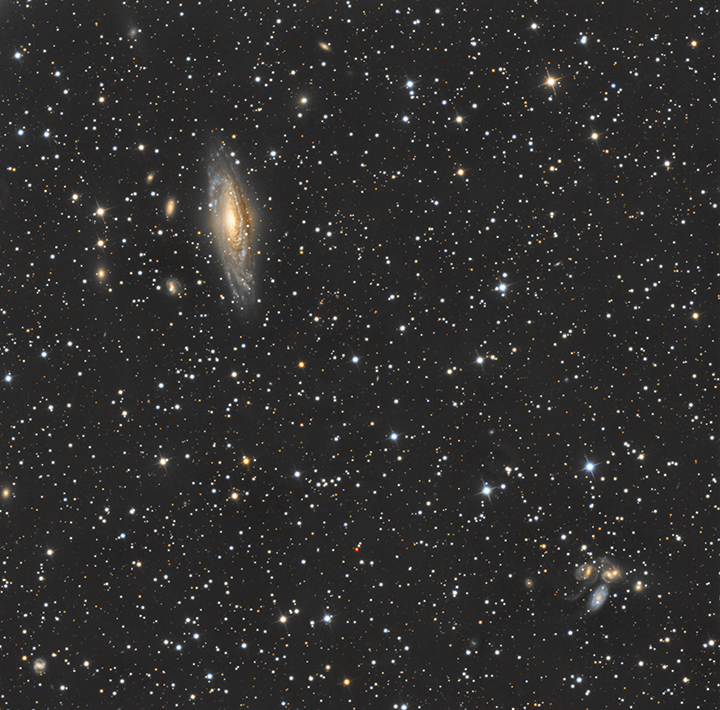 NGC7331 Group & Stephen's Quintet